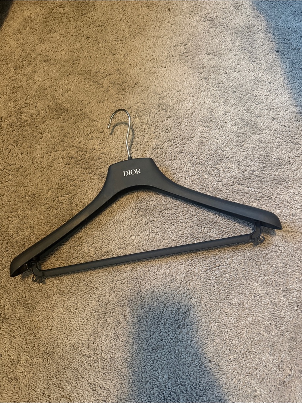 Dior Authentic Plastic Hanger with Brand Label